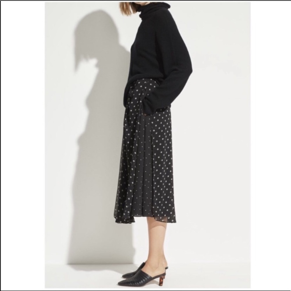 Vince Mixed Dot Midi Skirt - Picture 7 of 7